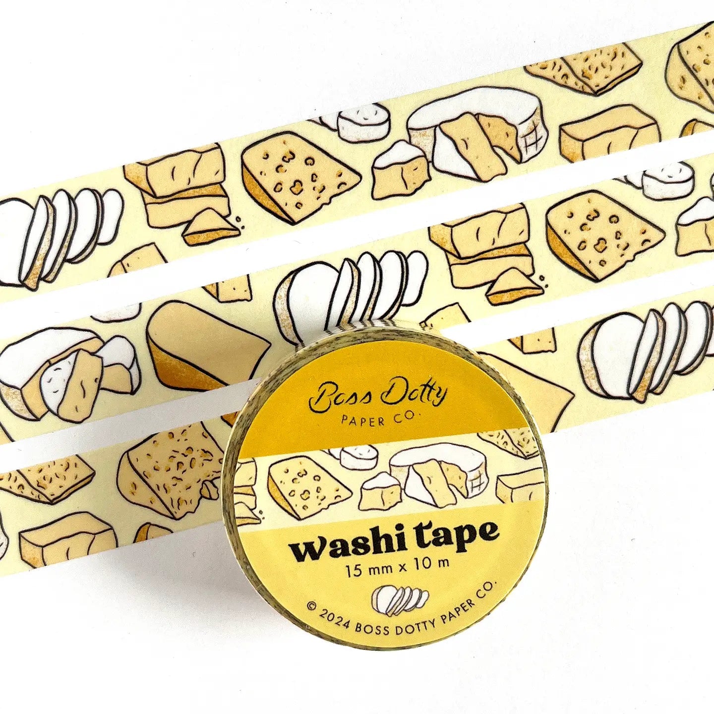 Charcuterie & Cheese Pattern Washi Tape Charcuterie Washi Tape - BKLYN Larder