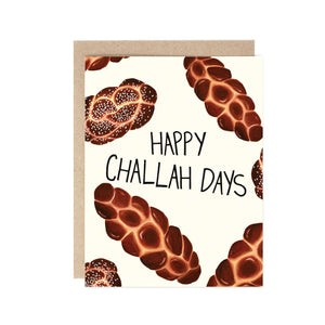 Cheesy Holiday Greeting Cards Happy Challah Days - Seeded - BKLYN Larder