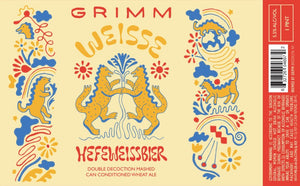 GHDD Grimm Artisan Ales Weisse - BKLYN Larder