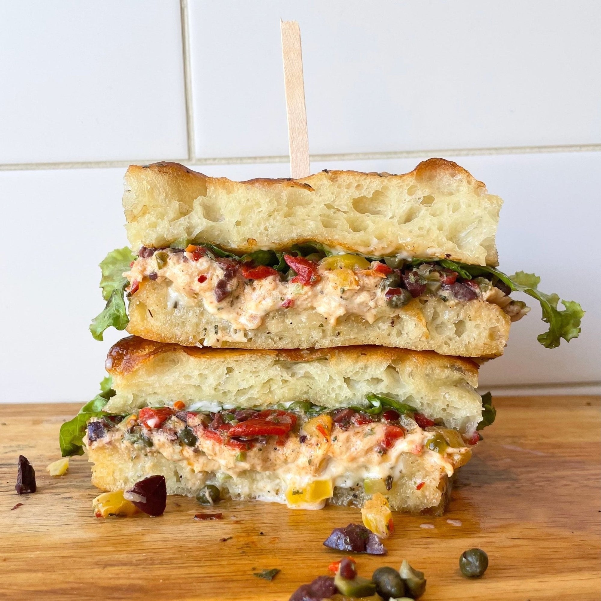 GHDD Tuna Focaccia Sandwich - BKLYN Larder