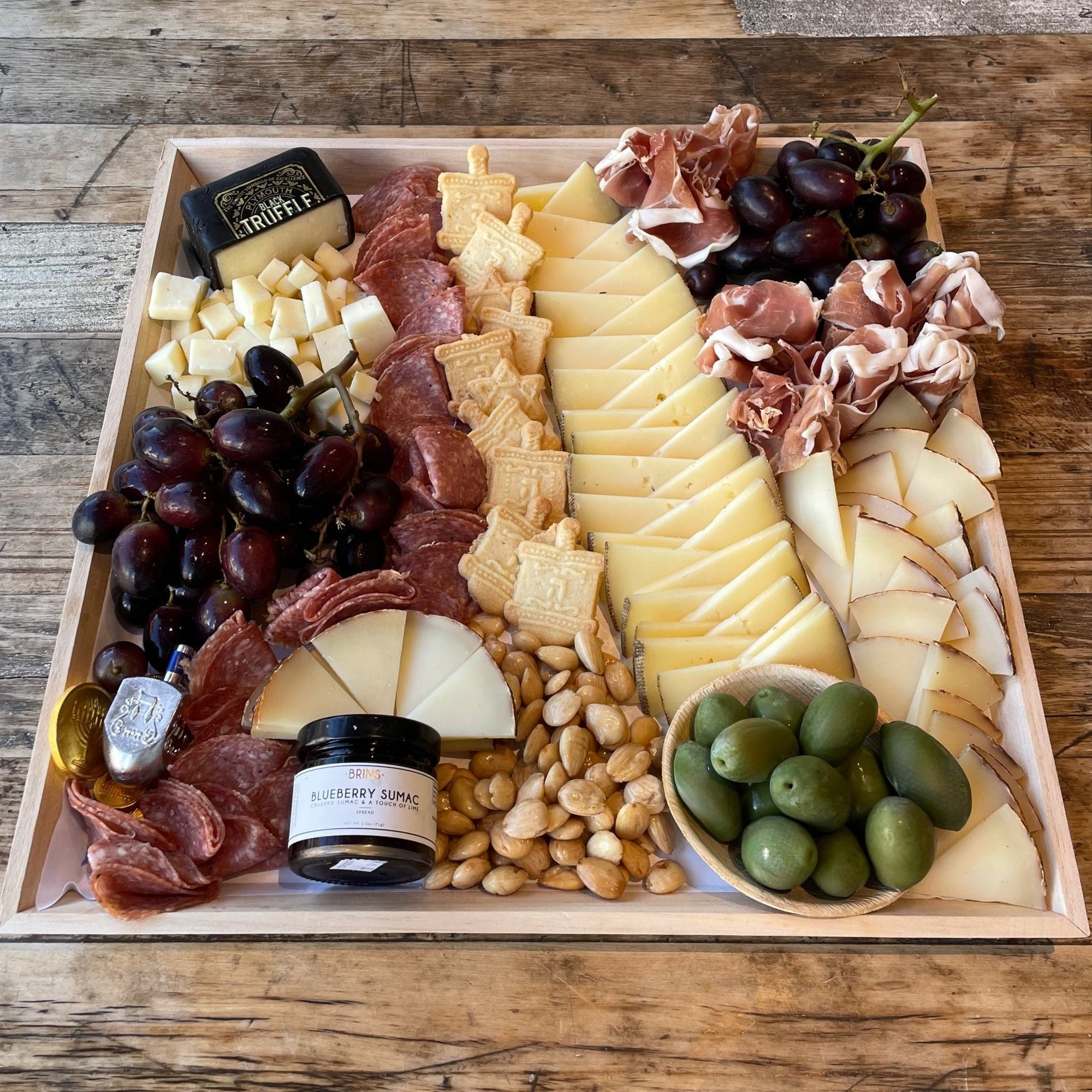 Hanukkah Cheese Platter | Catering Hanukkah Cheese Platter - BKLYN Larder