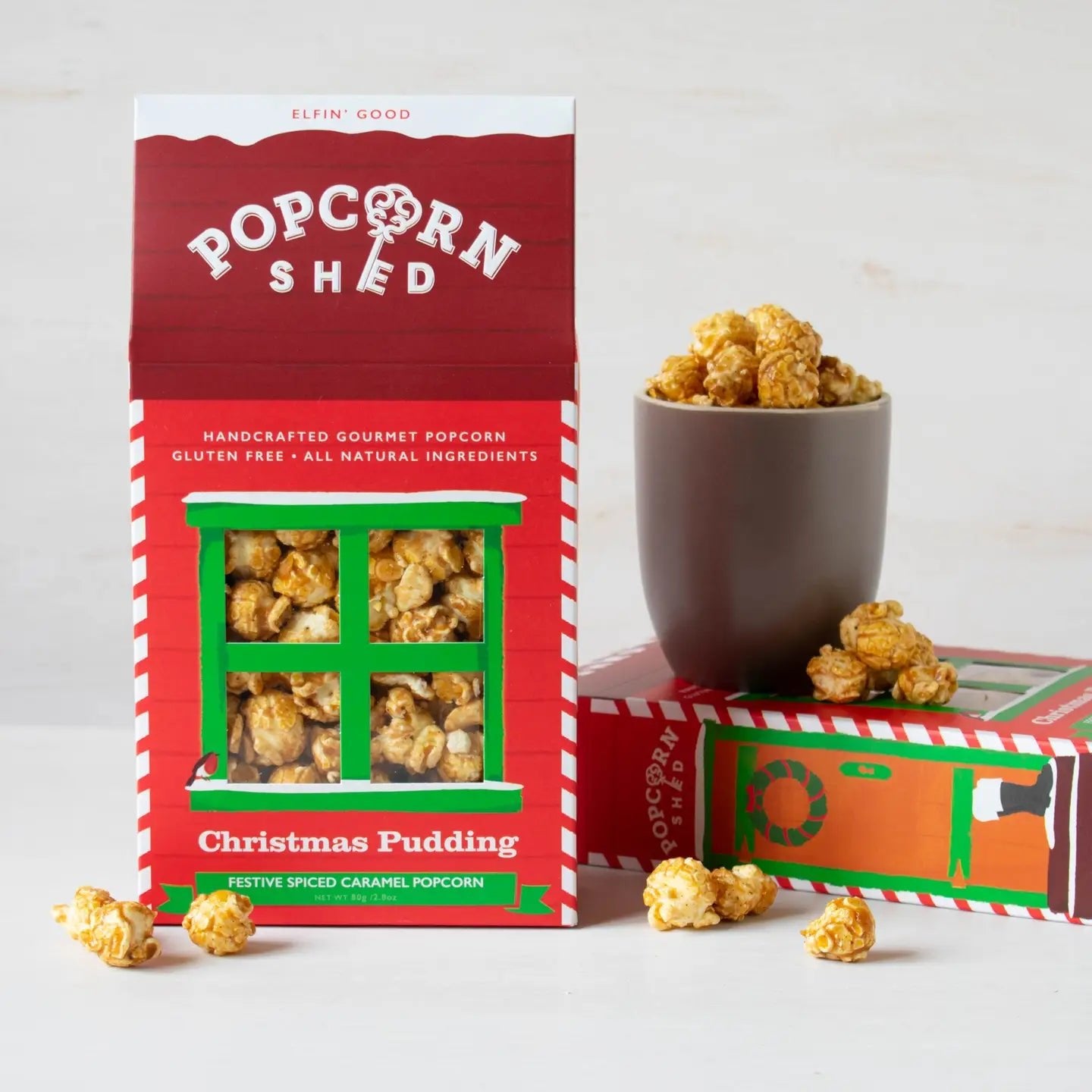 Popcorn Shed Holiday Gift Boxes Vegan Christmas Pudding - BKLYN Larder