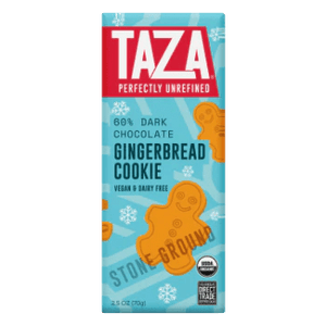 Taza Holiday Chocolate Bars Taza Gingerbread Cookie - BKLYN Larder