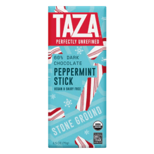 Taza Holiday Chocolate Bars Taza Peppermint Stick - BKLYN Larder