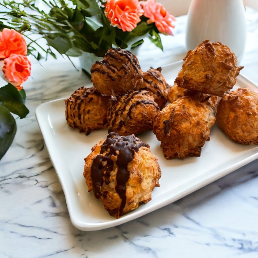 Macaroons by the Dozen | Catering Dozen Chocolate and Coconut Mix - BKLYN Larder