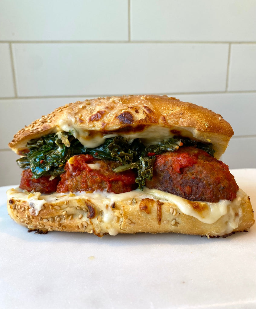 Meatball Sandwiches + VK Caesar Salad + Tiramisù — Valentine Kitchen